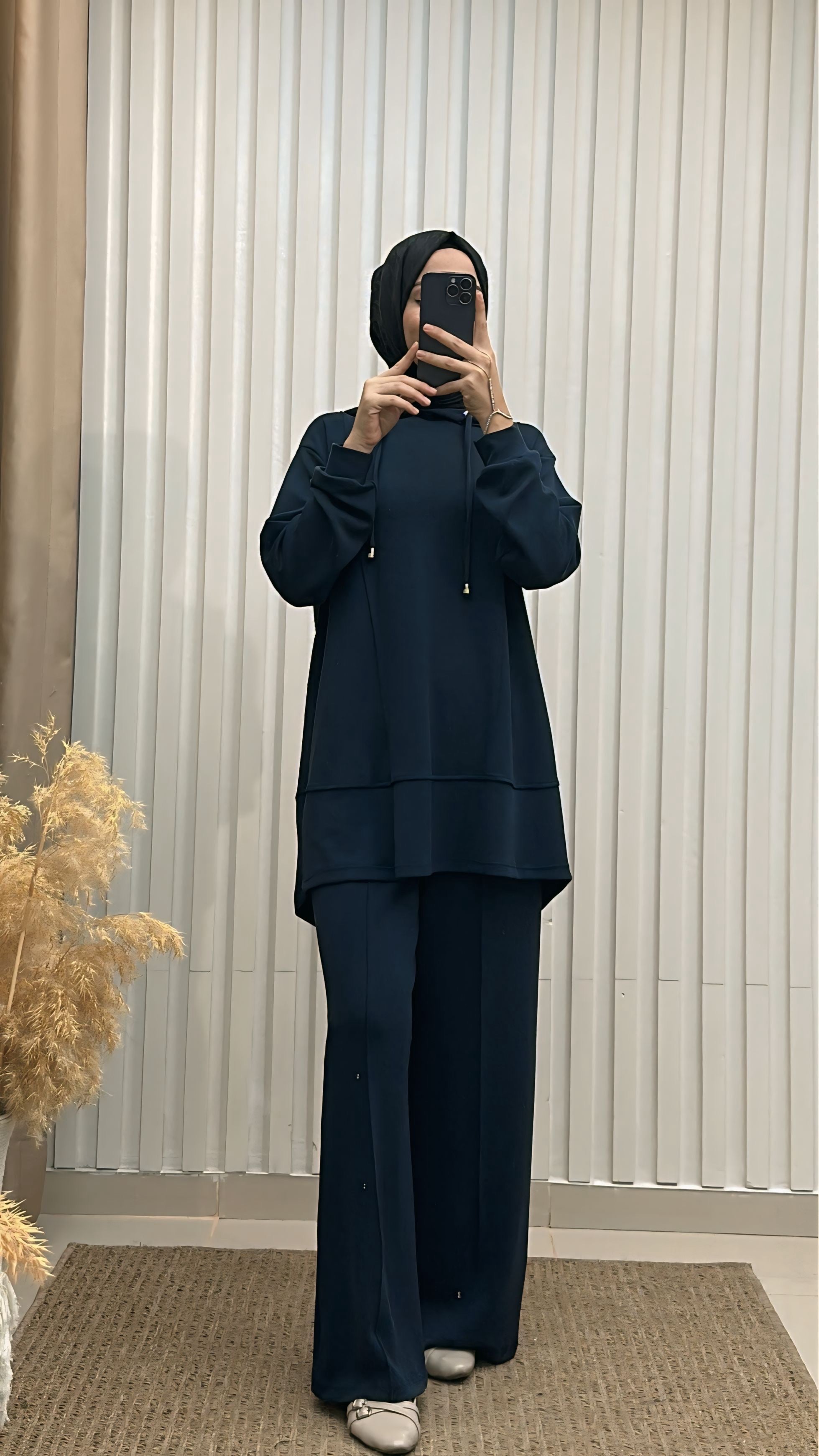 Modal Kumaşlı Basic İkili Takım