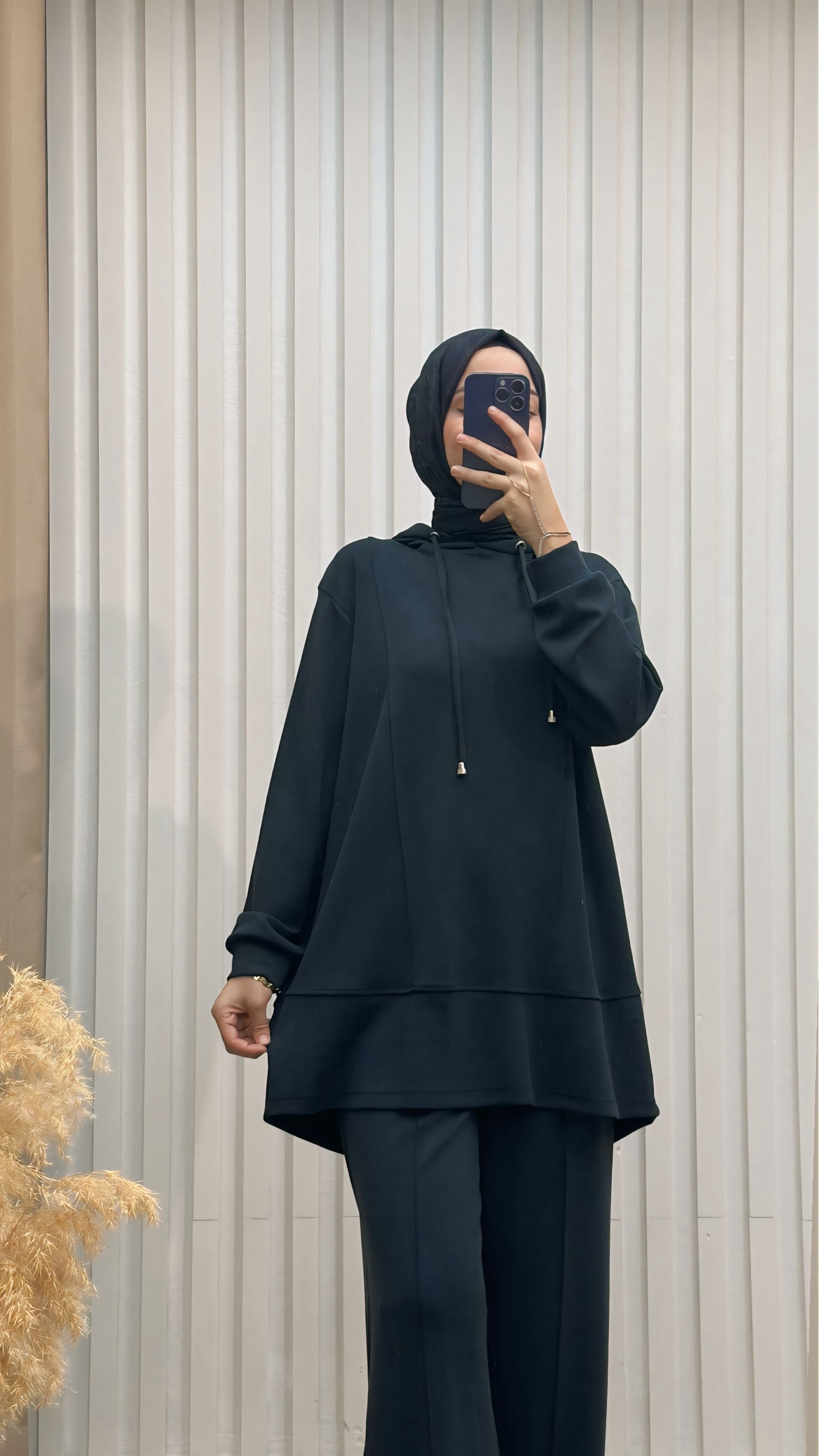 Modal Kumaşlı Basic İkili Takım