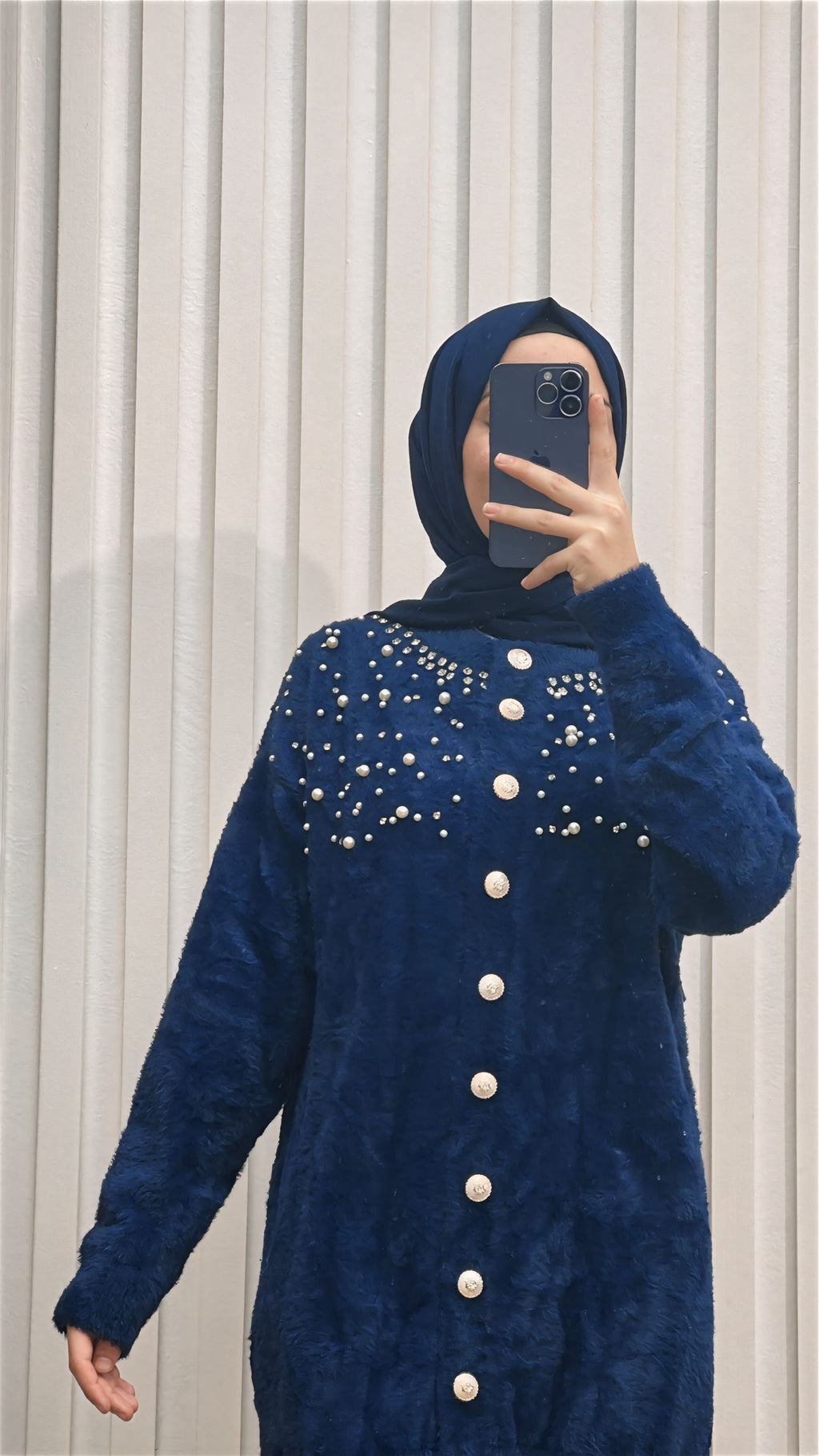 Triko Hırka Tunik Lacivert