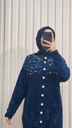 Triko Hırka Tunik Lacivert