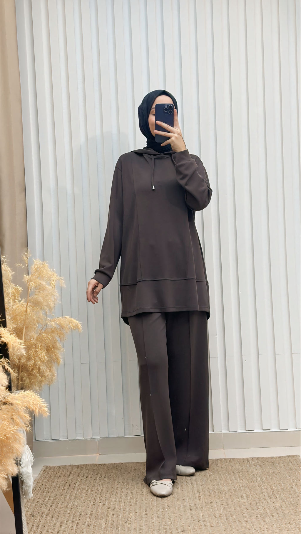 Modal Kumaşlı Basic İkili Takım