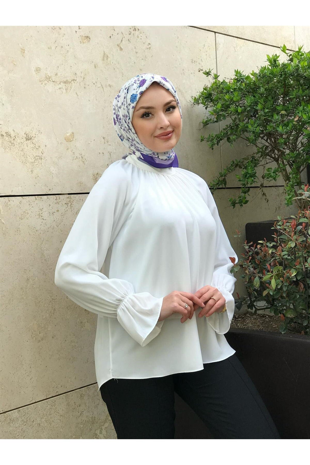 BİLEK DETAYLI BLUZ TUNİK