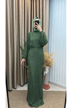 Kuruklu Taşlı Balık Abiye