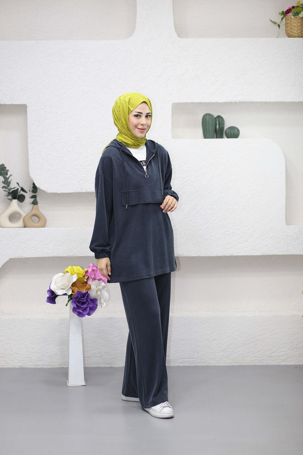 Kanguru Cep Kapaklı Takım