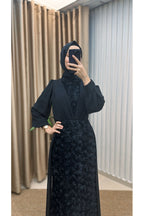 Güllü Pelerinli Abiye