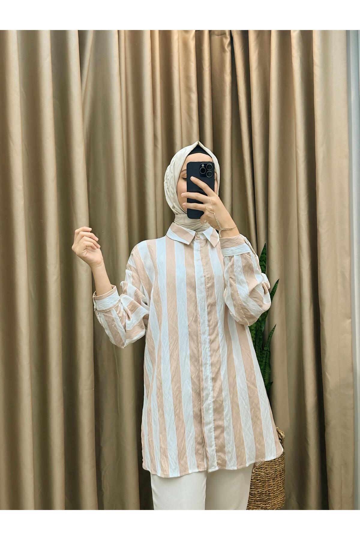 DÜĞMELİ GÖMLEK TUNİK