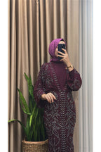 Kuruklu Taşlı Balık Abiye