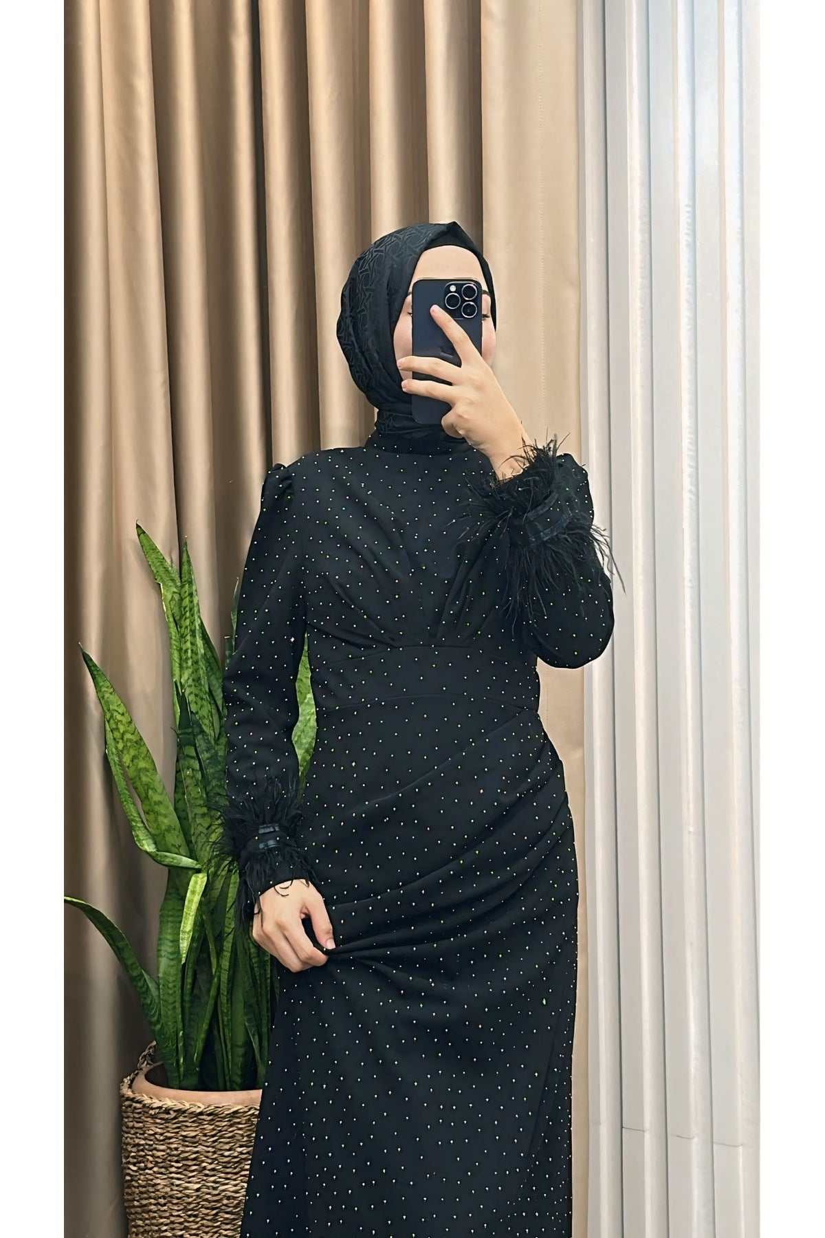 Taşlı Kuyuklu Abiye