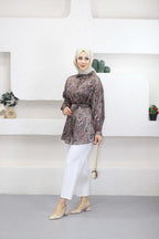 ETNİK DESENLİ GÖMLEK