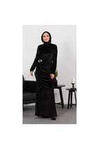 KADİFE BALIK ABİYE TOKALI