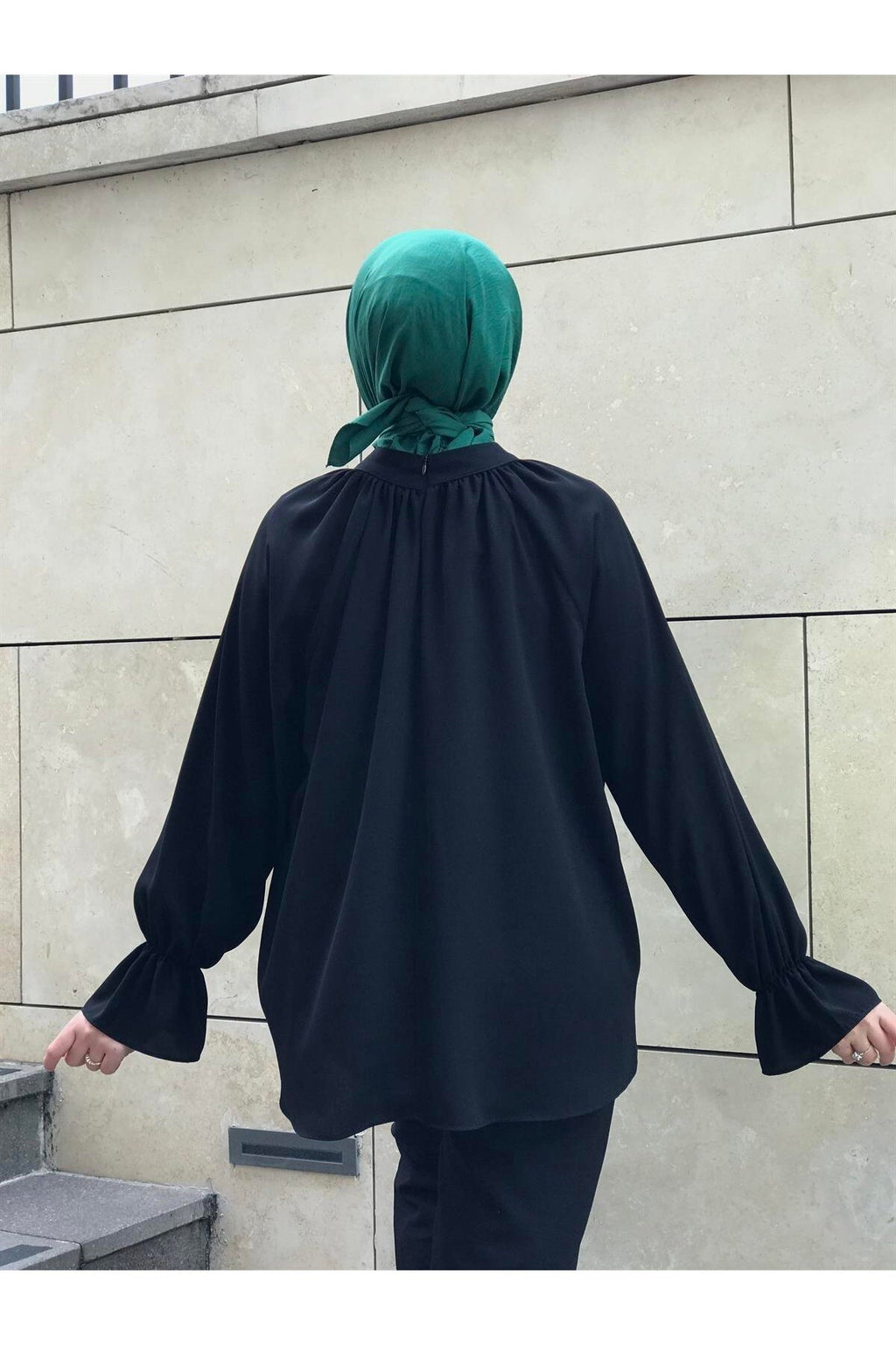 BİLEK DETAYLI BLUZ TUNİK