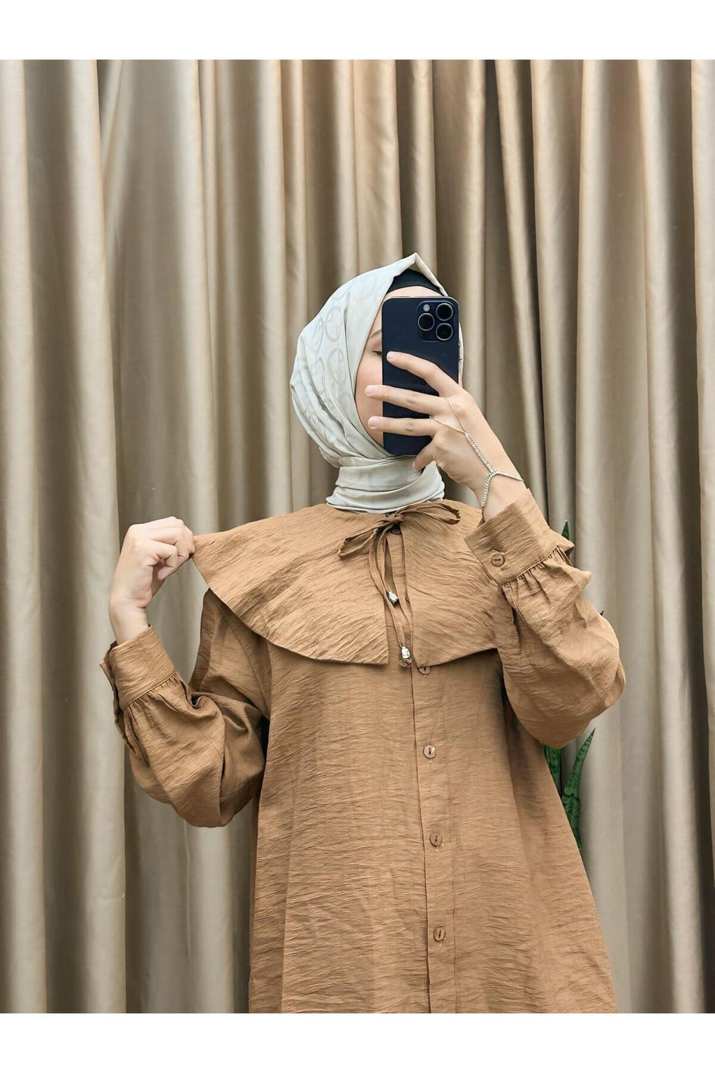 BEBE YAKA DÜĞMELİ TUNİK