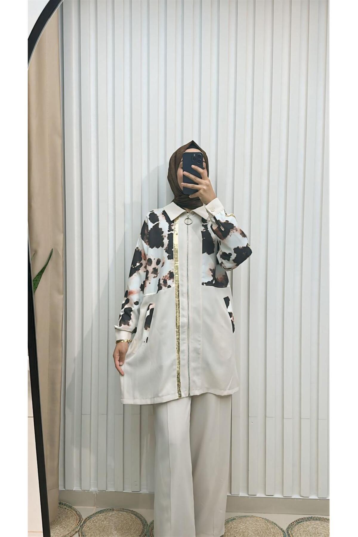 Leopar Desenli Takım