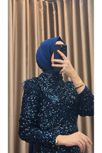 Payetli Balık Abiye