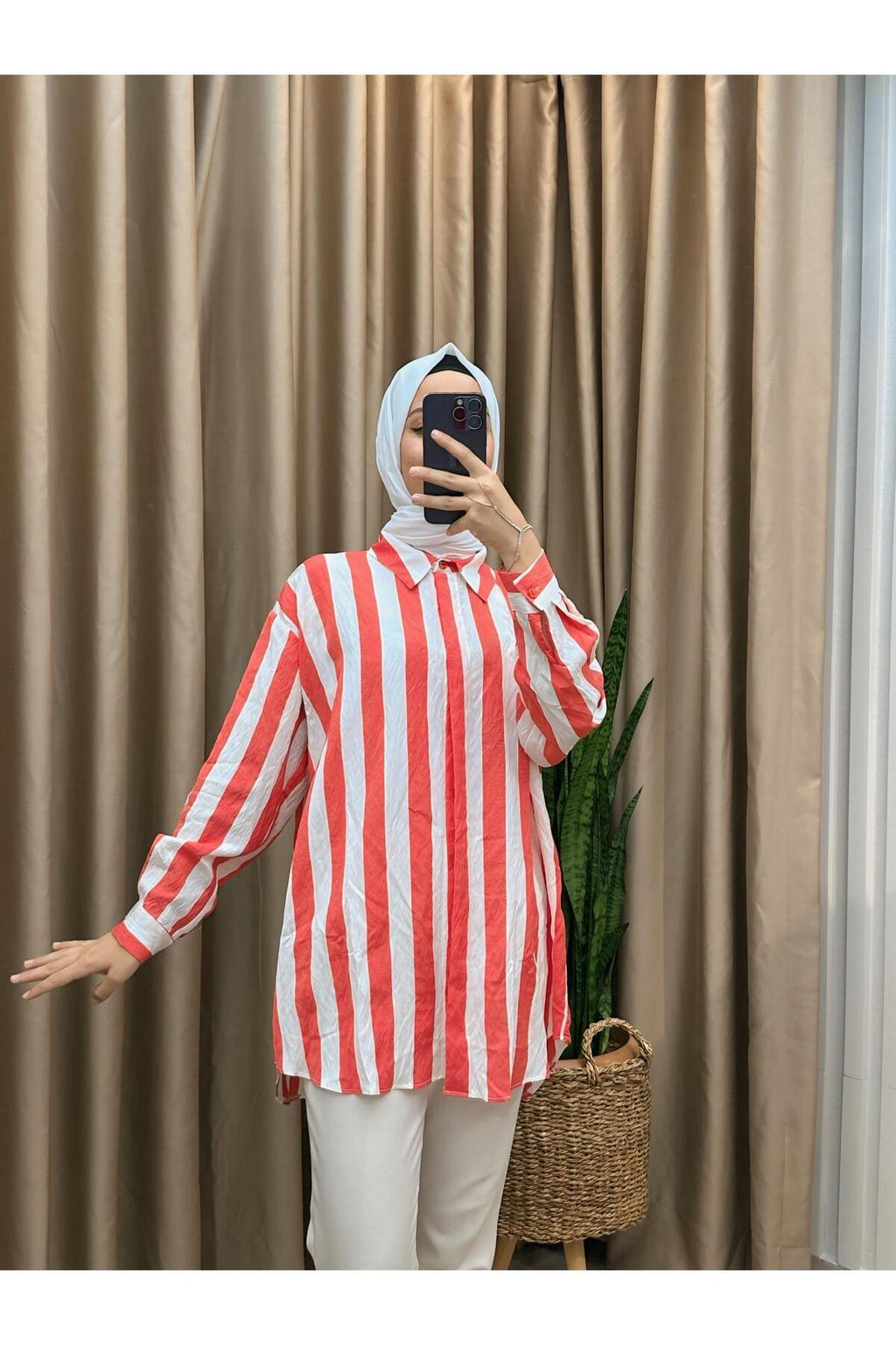 DÜĞMELİ GÖMLEK TUNİK