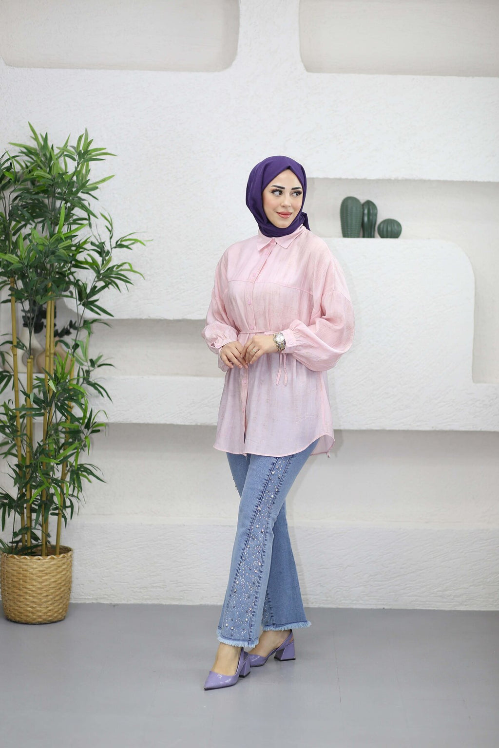 BATİK DESEN GÖMLEK