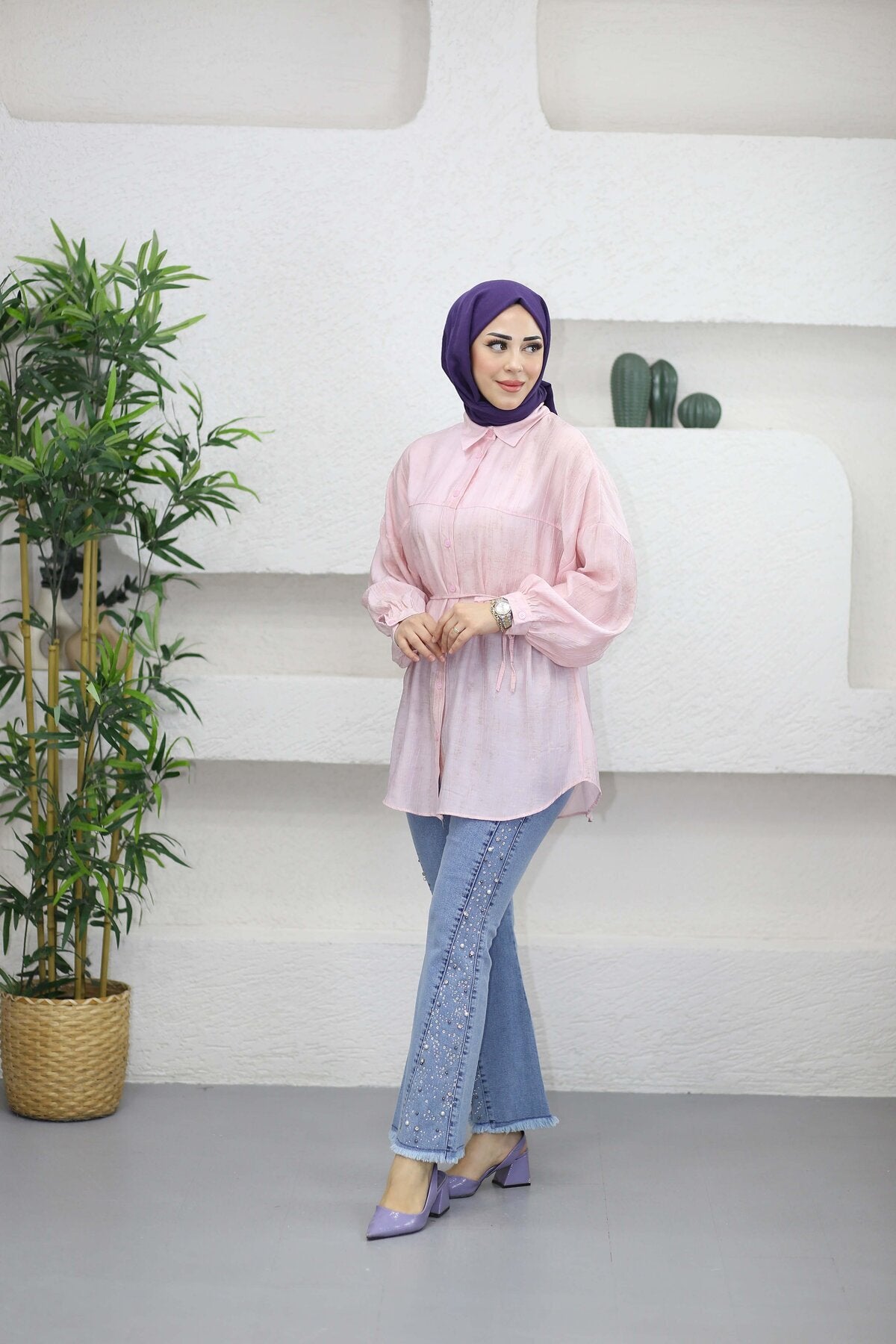 BATİK DESEN GÖMLEK