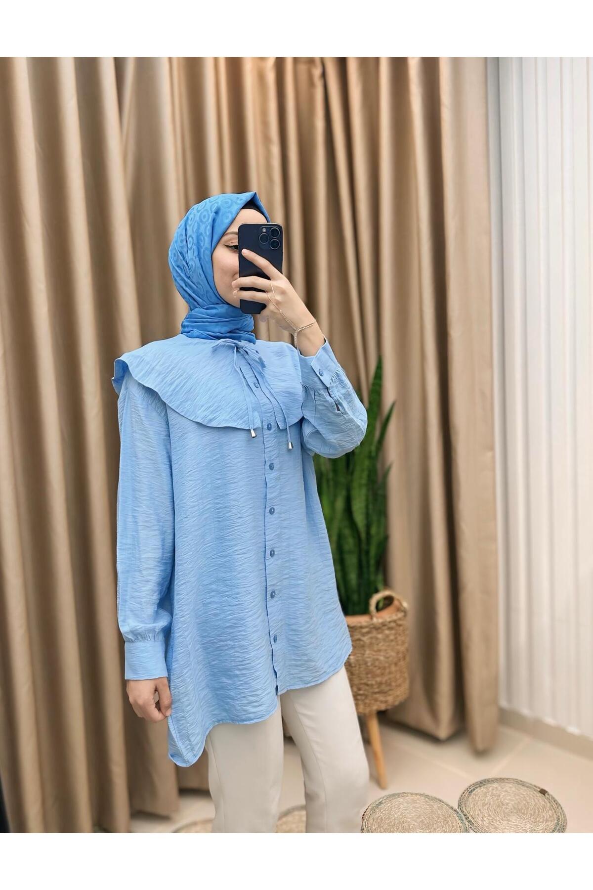 BEBE YAKA DÜĞMELİ TUNİK