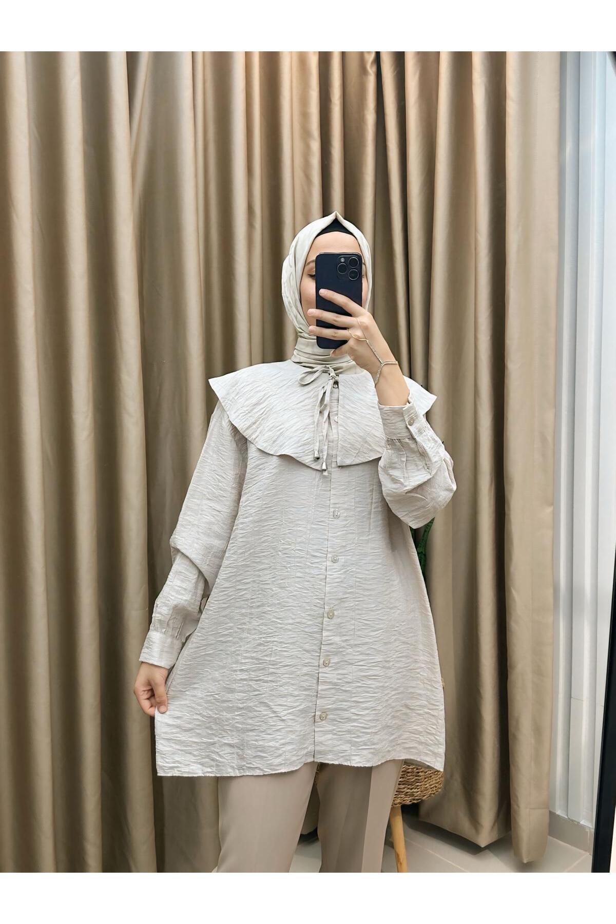 BEBE YAKA DÜĞMELİ TUNİK