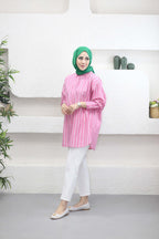 Taşlı Çizgili Gömlek