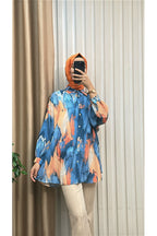 Fırça Desenli Tunik Gömlek