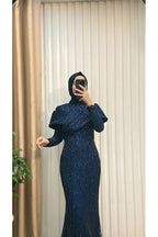 Pullu Ve İncili Tasarım Abiye