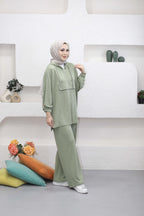 Kanguru Cep Kapaklı Takım