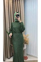 Kuruklu Taşlı Balık Abiye