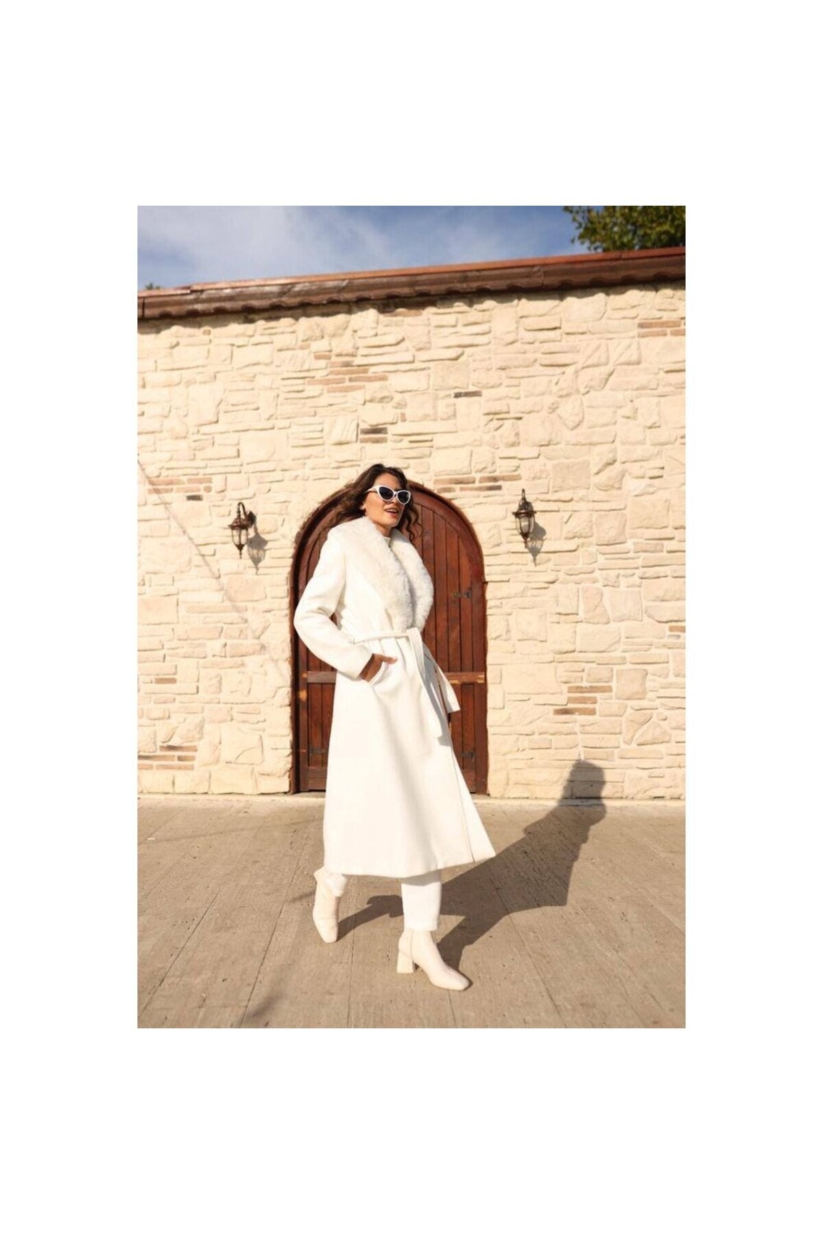 Kürklü Kaşe kaban