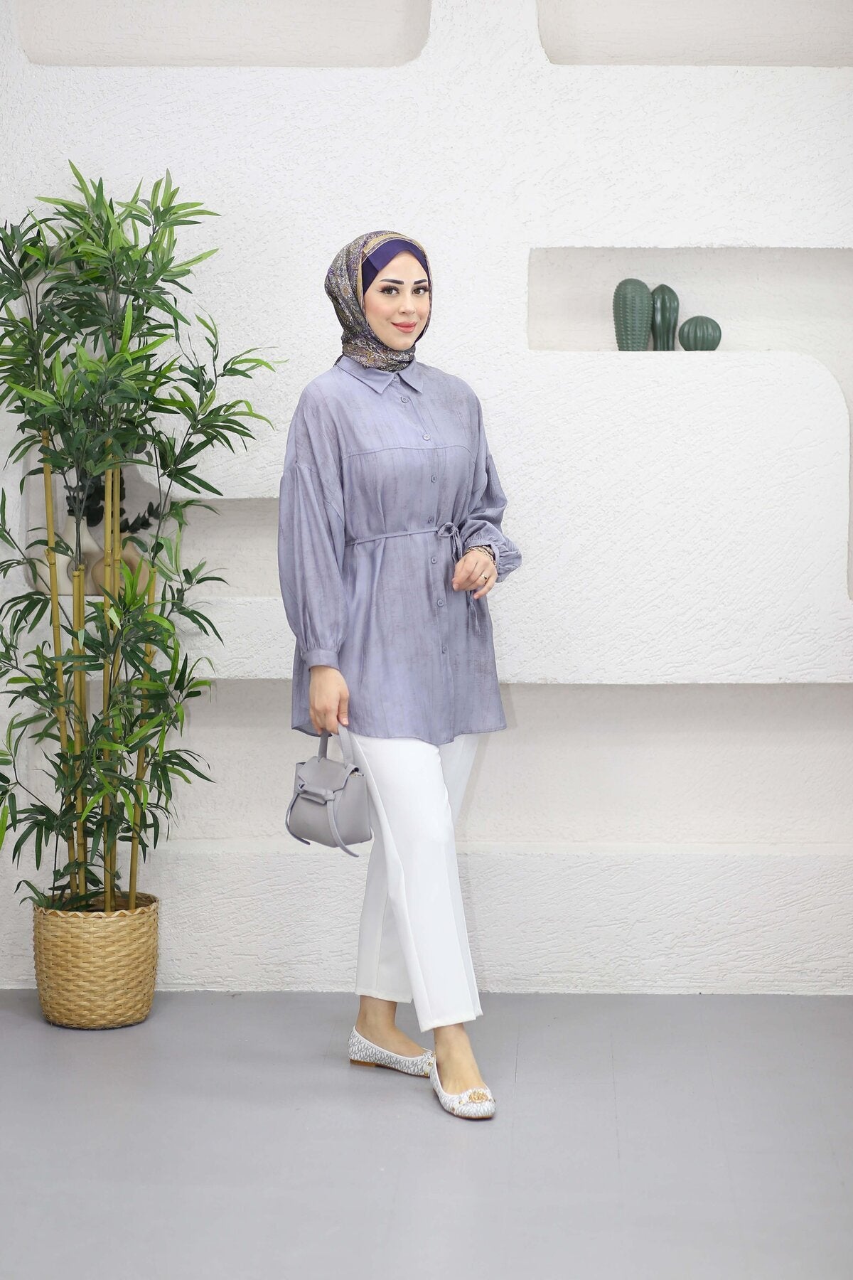 BATİK DESEN GÖMLEK