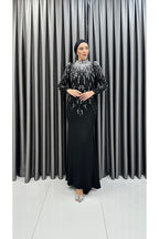 Taş İşlemeli Balık Abiye