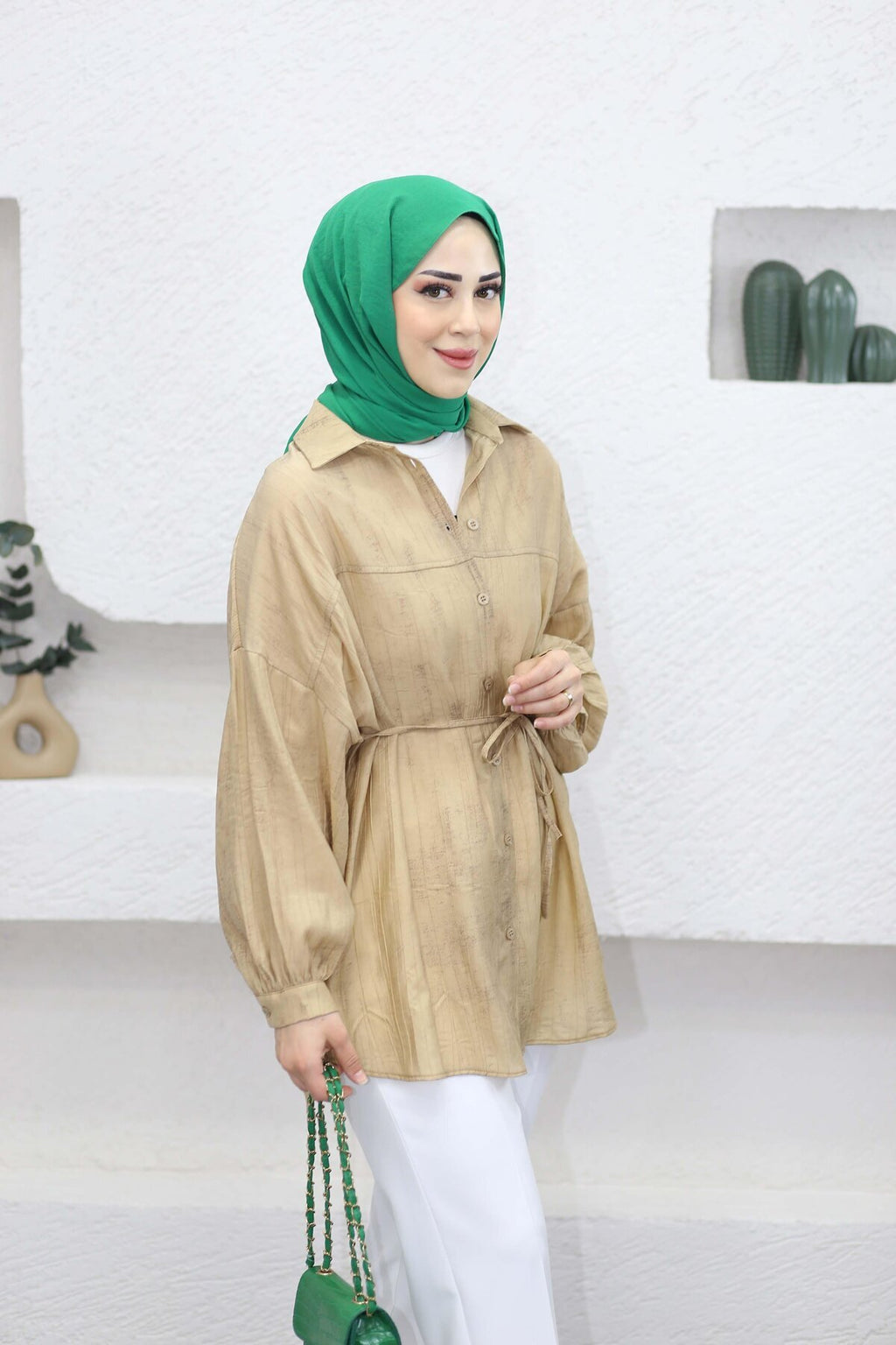 BATİK DESEN GÖMLEK