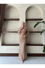 Pullu Ve İncili Tasarım Abiye