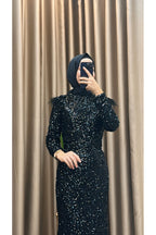 Payetli Balık Abiye