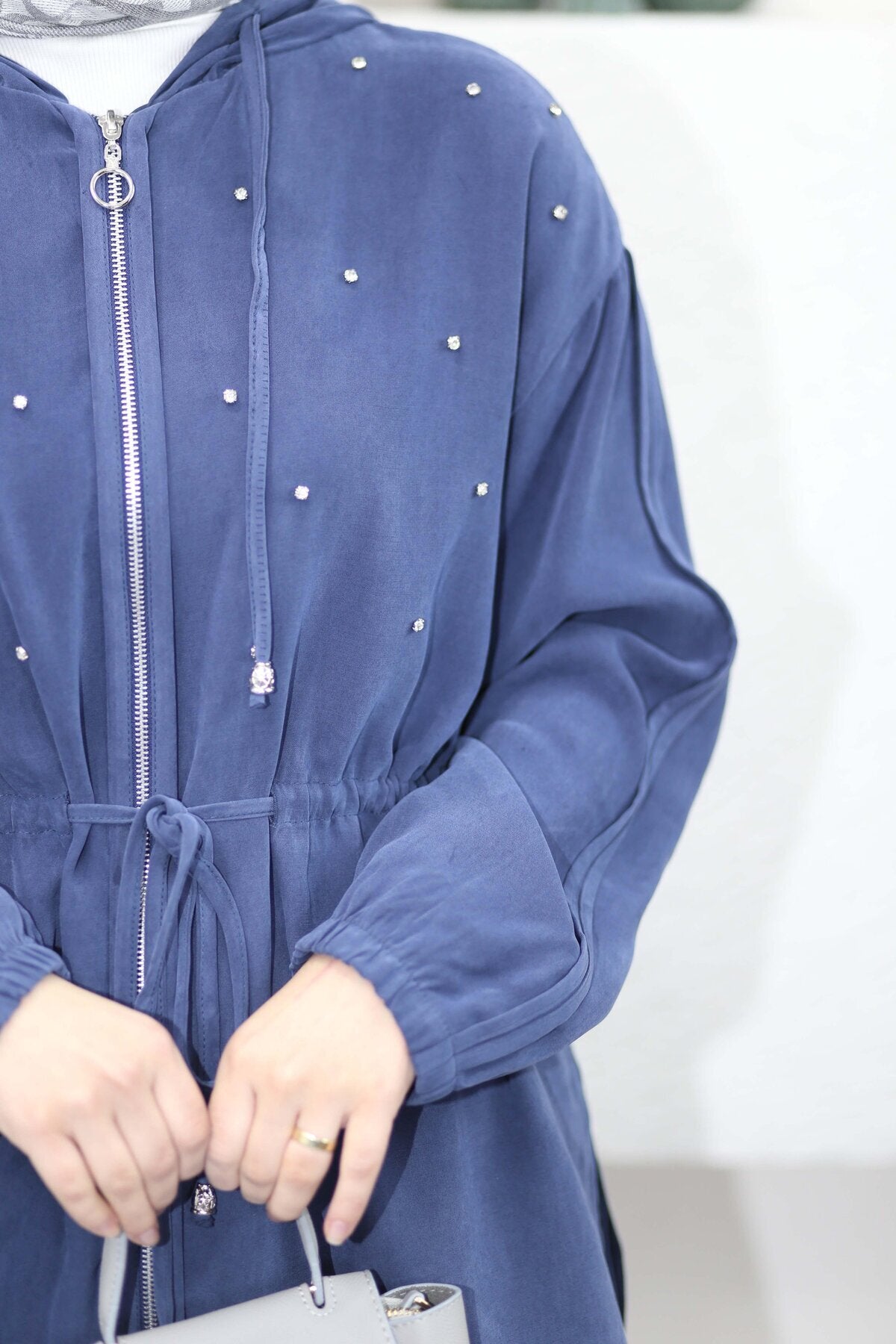 Serpme Taşlı Bağlamalı Modal Takım