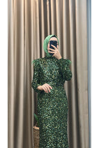 Payetli Balık Abiye