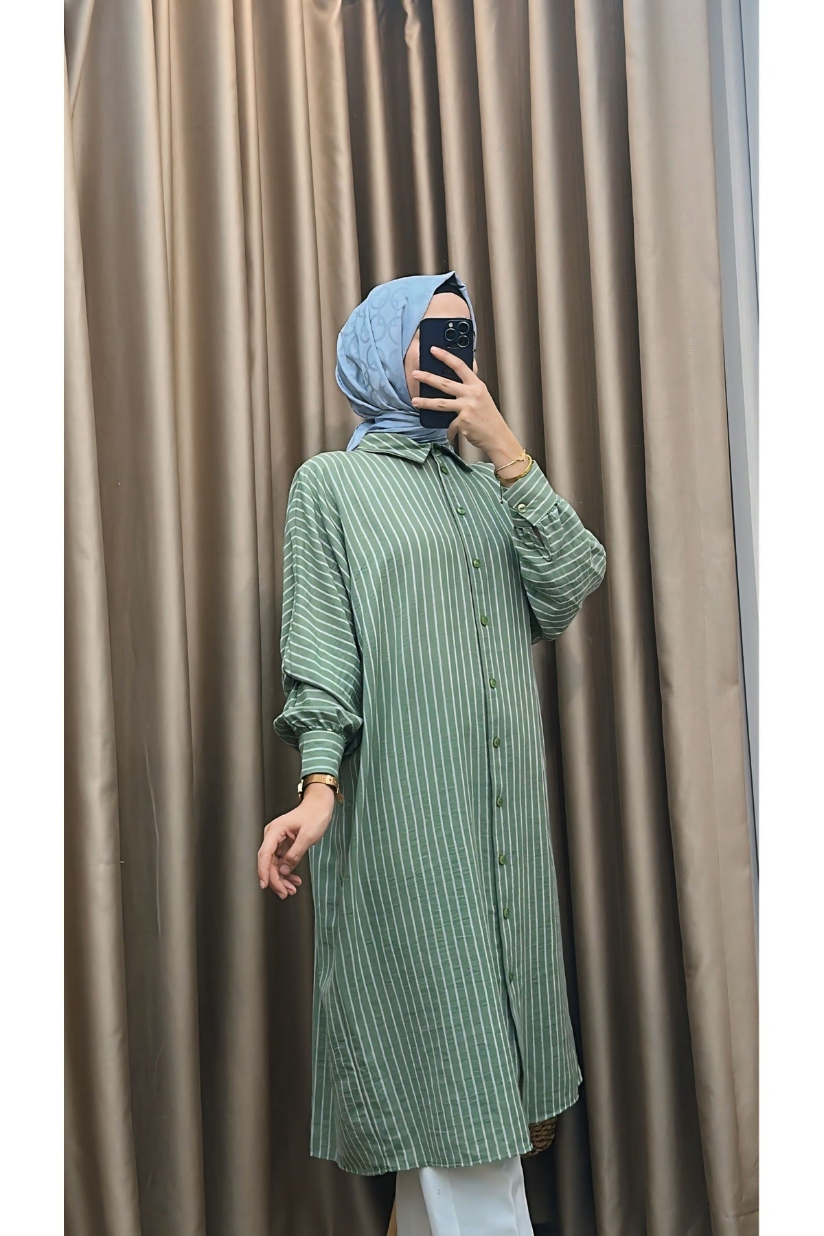 Çizgili Araboy Tunik