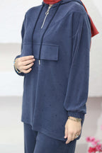 Kanguru Cep Kapaklı Takım