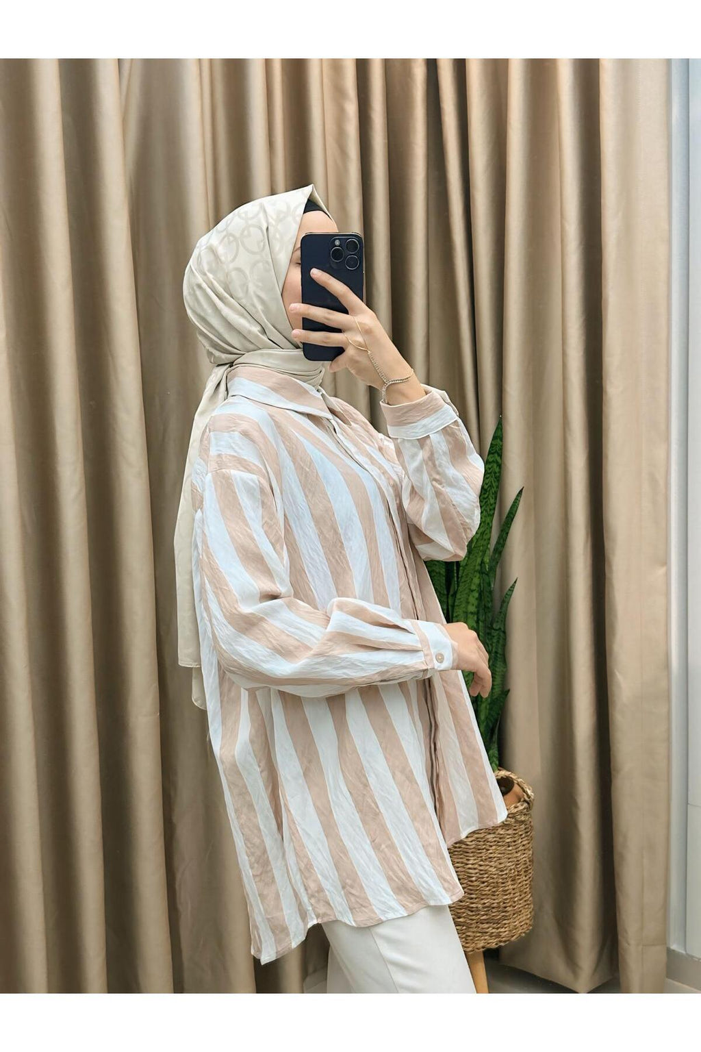 DÜĞMELİ GÖMLEK TUNİK