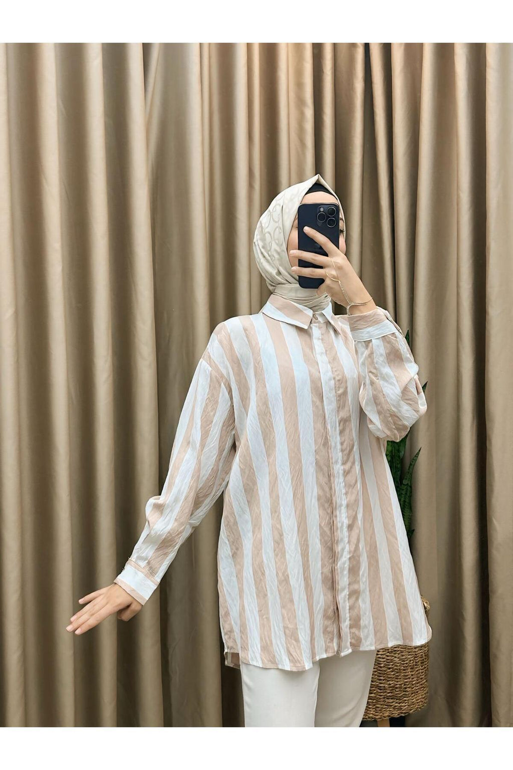 DÜĞMELİ GÖMLEK TUNİK