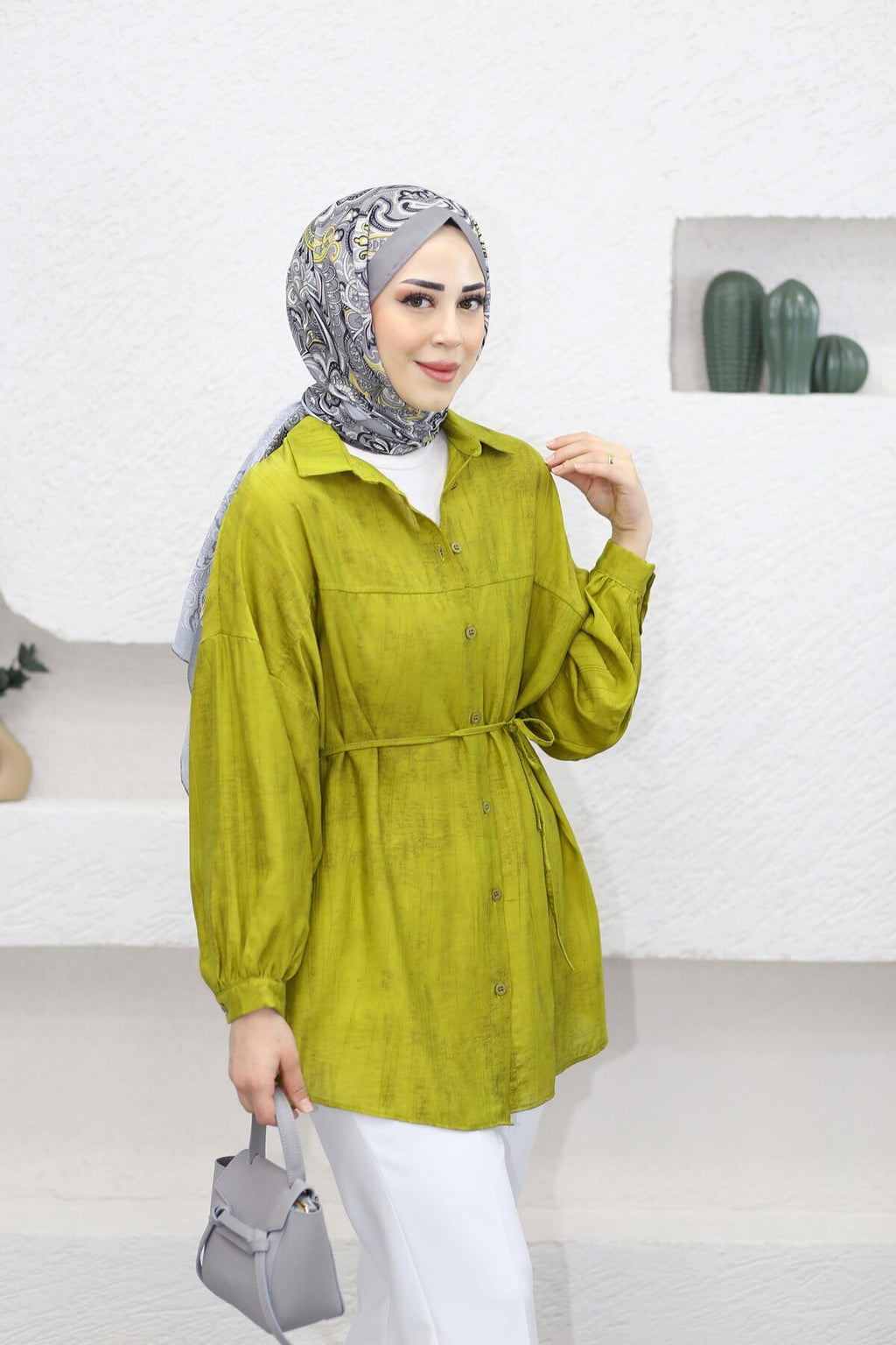 BATİK DESEN GÖMLEK