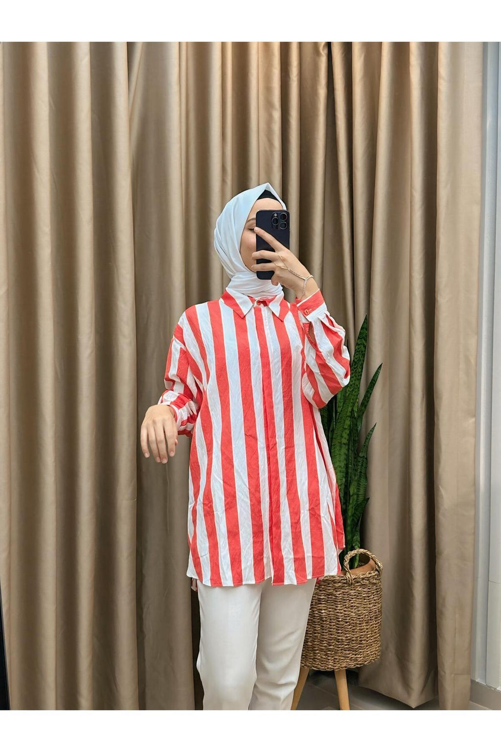 DÜĞMELİ GÖMLEK TUNİK