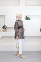 ETNİK DESENLİ GÖMLEK