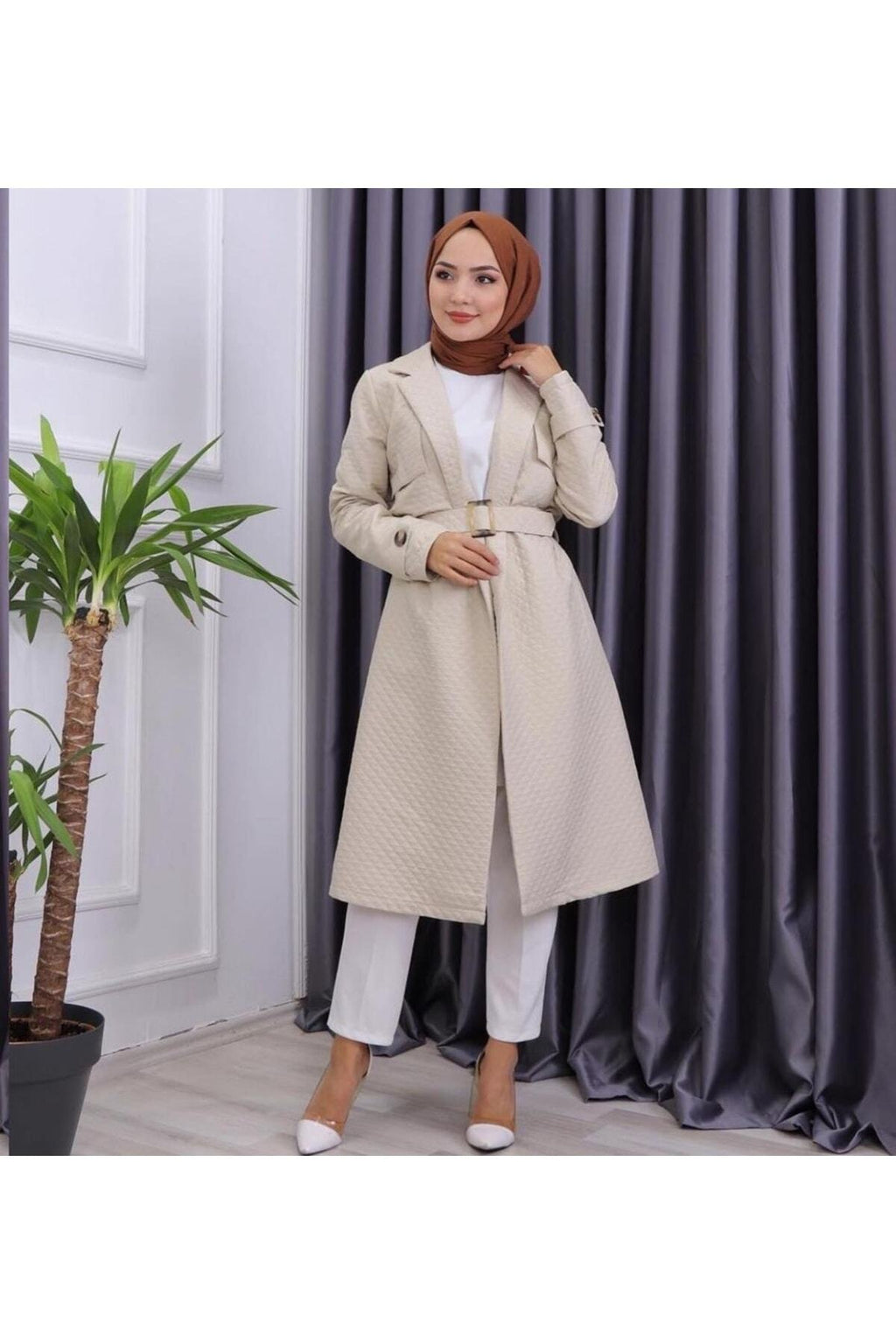 Ceke Tesettür Ceket 11001MT