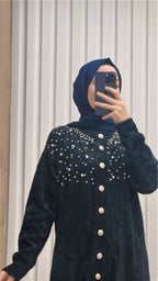 Triko Hırka Tunik Siyah