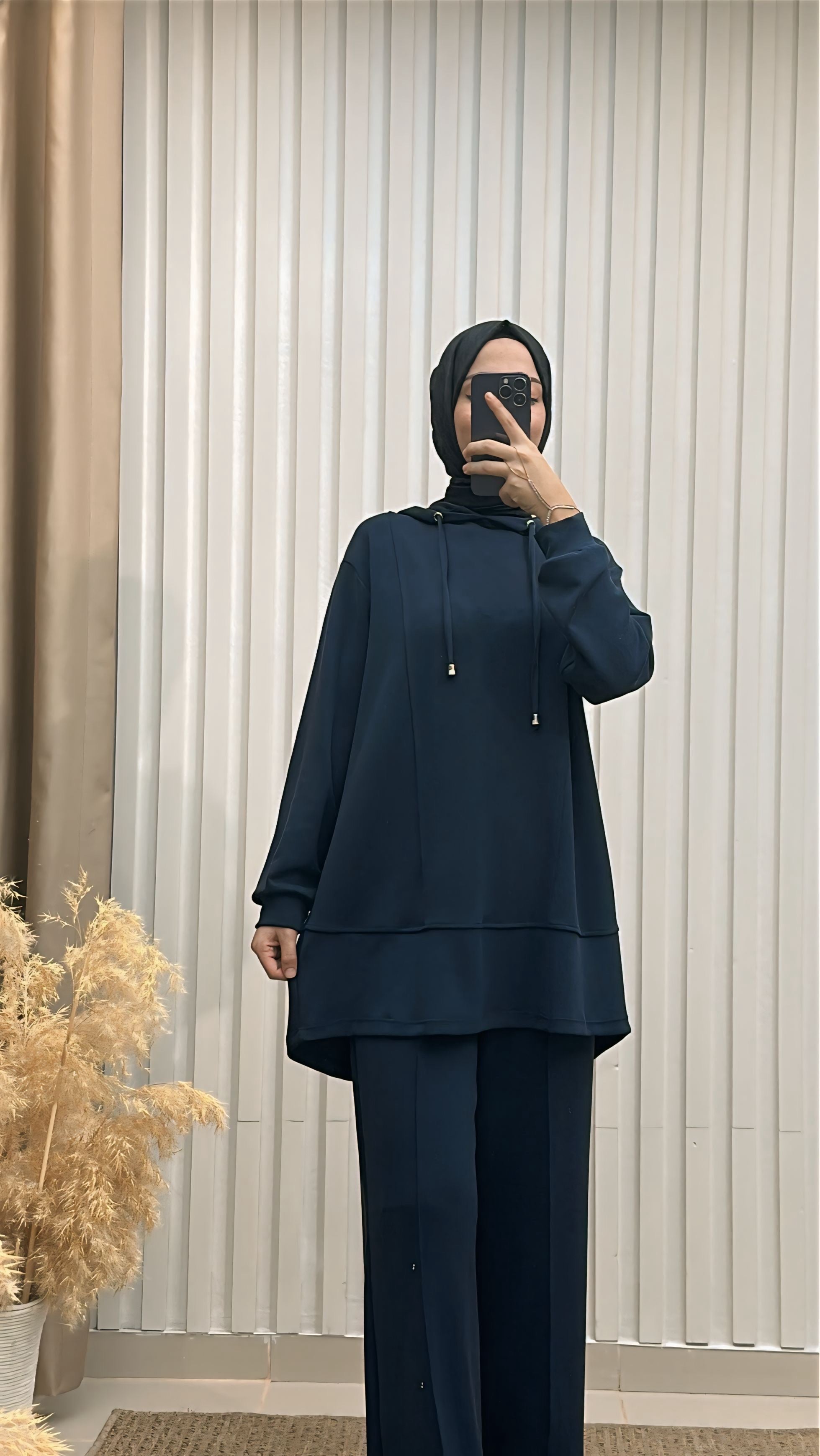 Modal Kumaşlı Basic İkili Takım