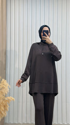 Modal Kumaşlı Basic İkili Takım