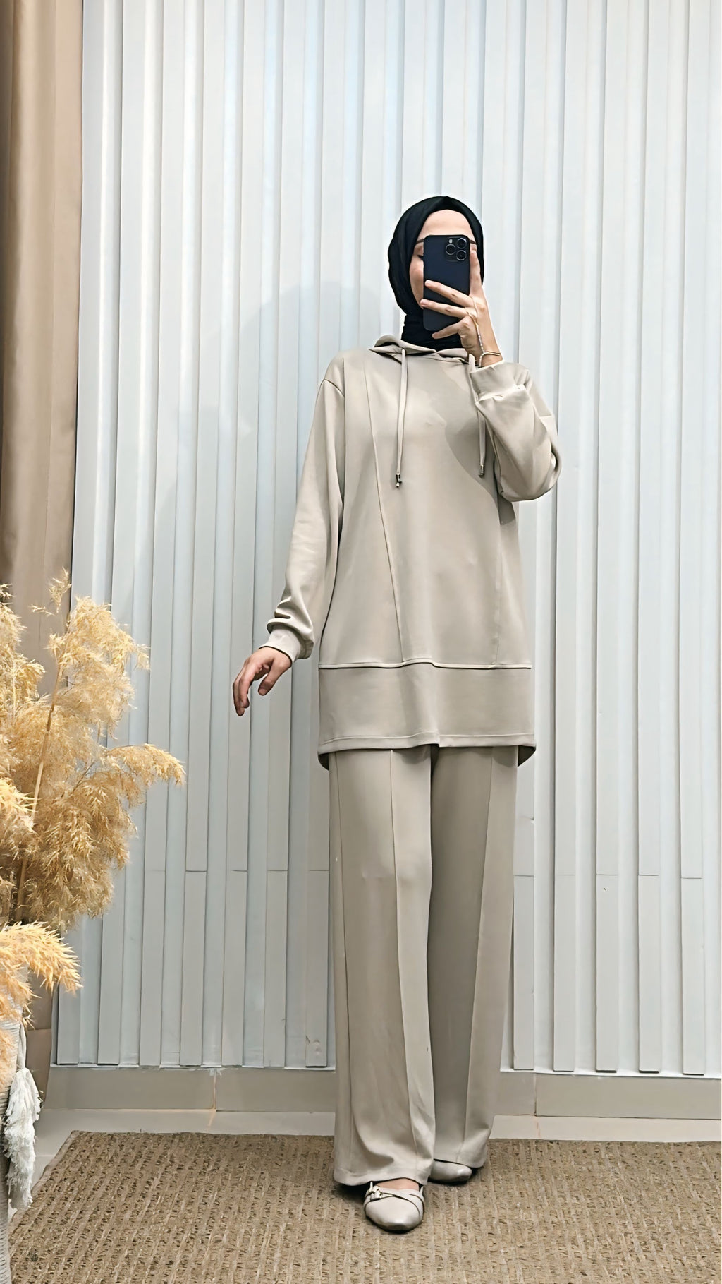 Modal Kumaşlı Basic İkili Takım