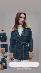 Kürk Detay Kot Çeket